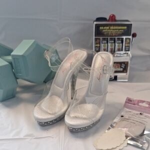 The Shoe Fairy-Clear Competition heels